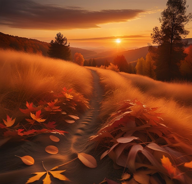 Beautiful autumn landscape