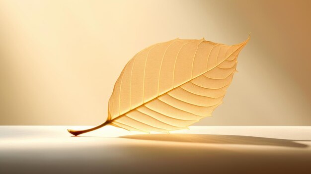 Photo beautiful autumn leaf