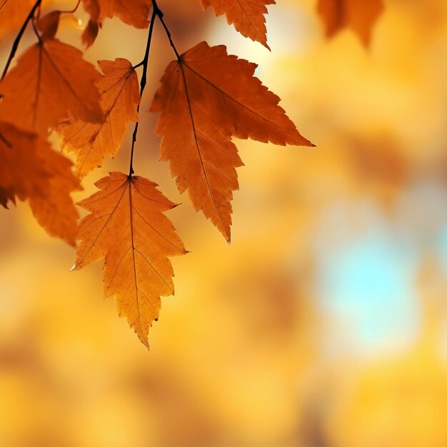 Beautiful autumn leaves colorful foliage in the park