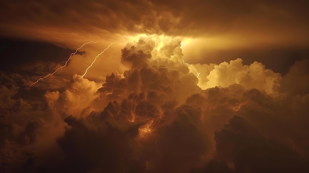 A beautiful and aweinspiring image of a lightning storm