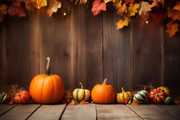 Photo beautiful background of an autumn landscape with colorful dry leaves