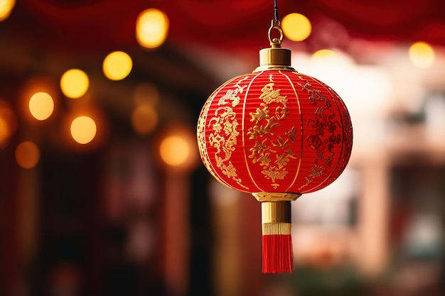 Beautiful background of traditional Chinese lantern