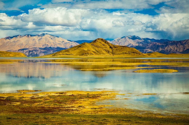 Beautiful Bangong Lake in China