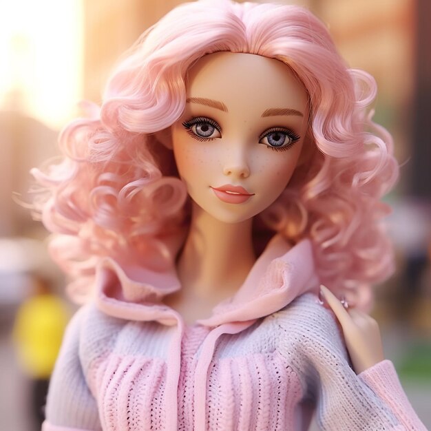 Beautiful Barbie Doll AI Generated