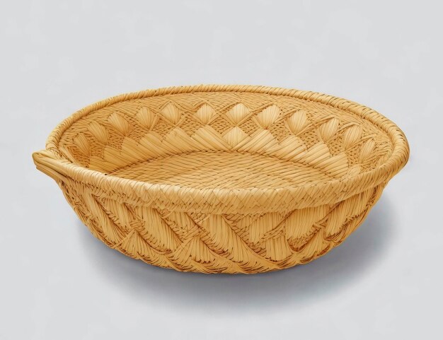 Beautiful Basket Make of Wood and Bamboo