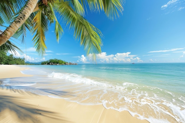 Photo beautiful beach beach and tropical sea beautiful beach and tropical sea