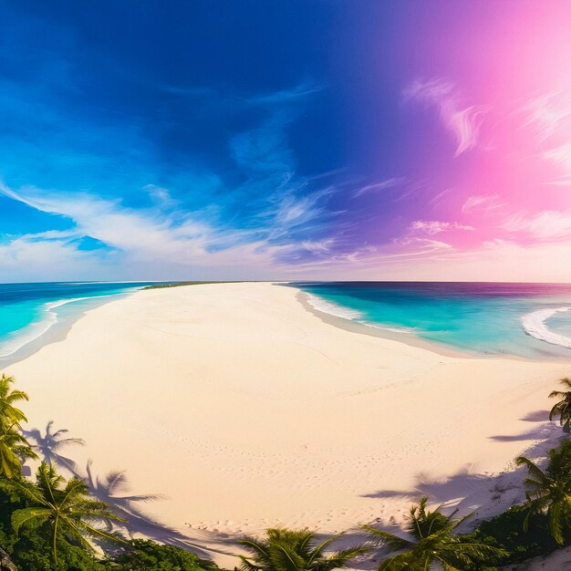 Beautiful beach landscape