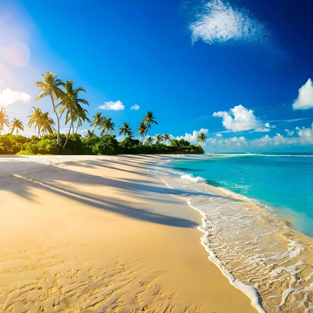 Beautiful beach landscape