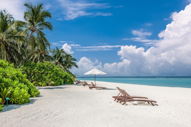 Beautiful beach at Maldives