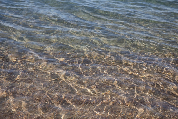 Bellissima spiaggia e lo sfondo del mare