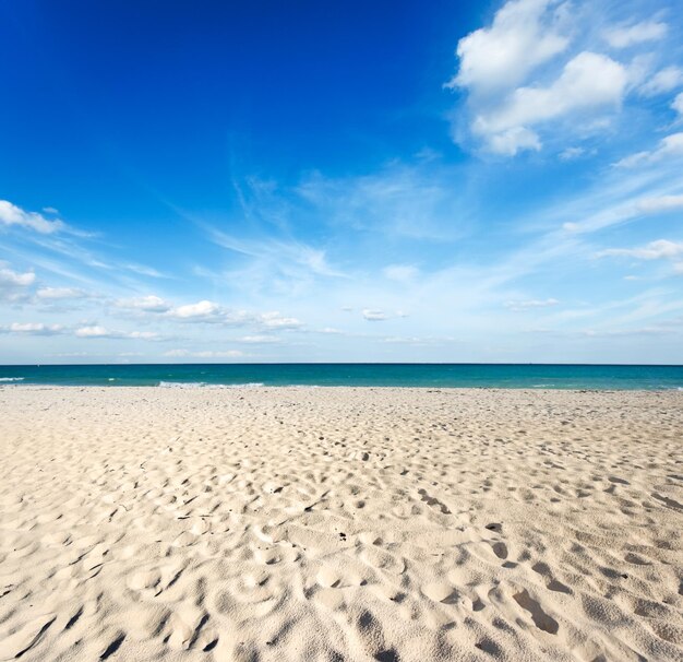 Beautiful beach and sea