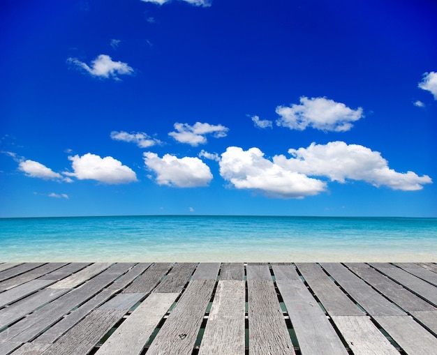 Beautiful beach and tropical sea