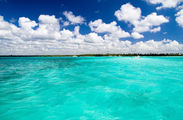 Beautiful beach and tropical sea