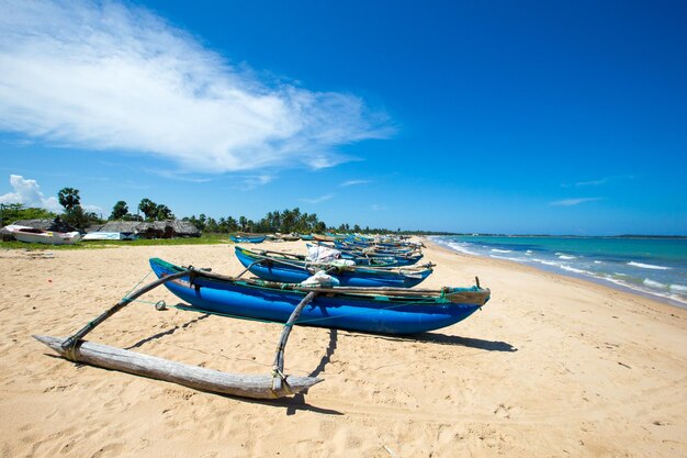 Beautiful beach and tropical sea