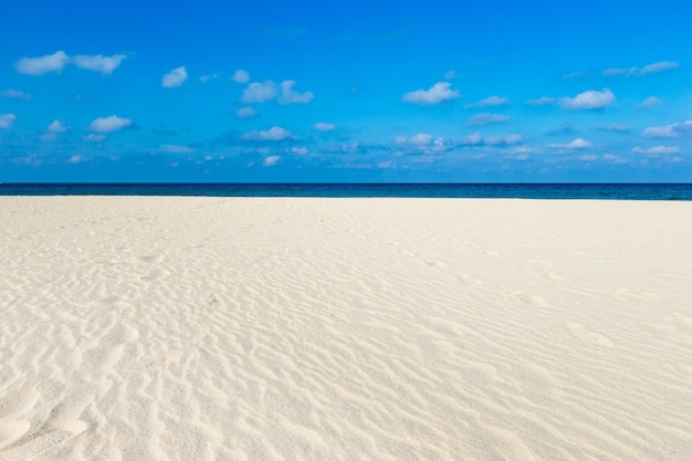 Beautiful beach and tropical sea