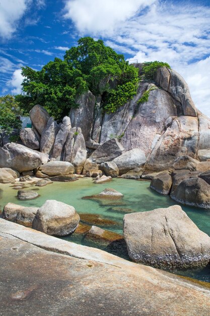 Beautiful beach and tropical sea