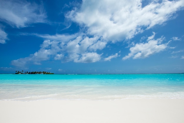 Beautiful beach and tropical sea