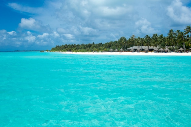 Beautiful beach and tropical sea