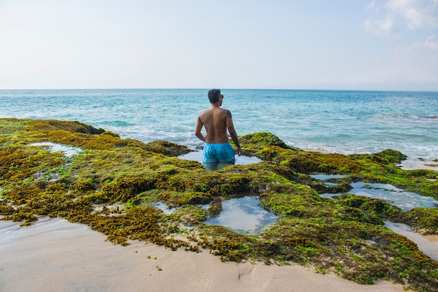 Beautiful beach view summer holiday