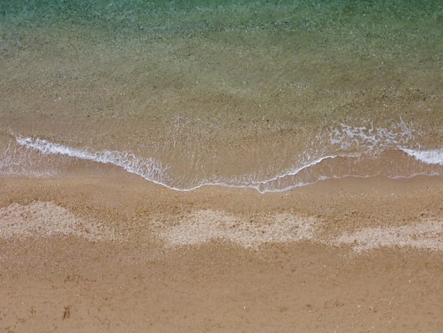 Beautiful beach with crystal clear azure water