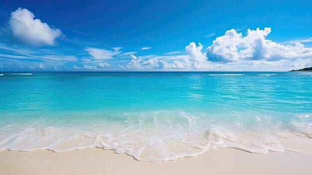 Beautiful beach with white sand