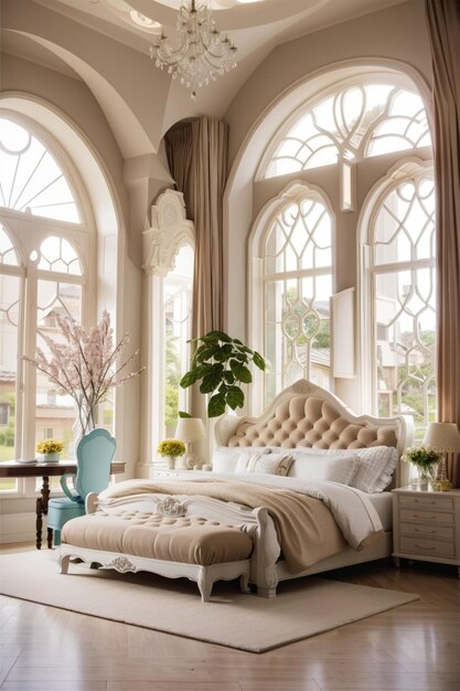 beautiful bed room interior design