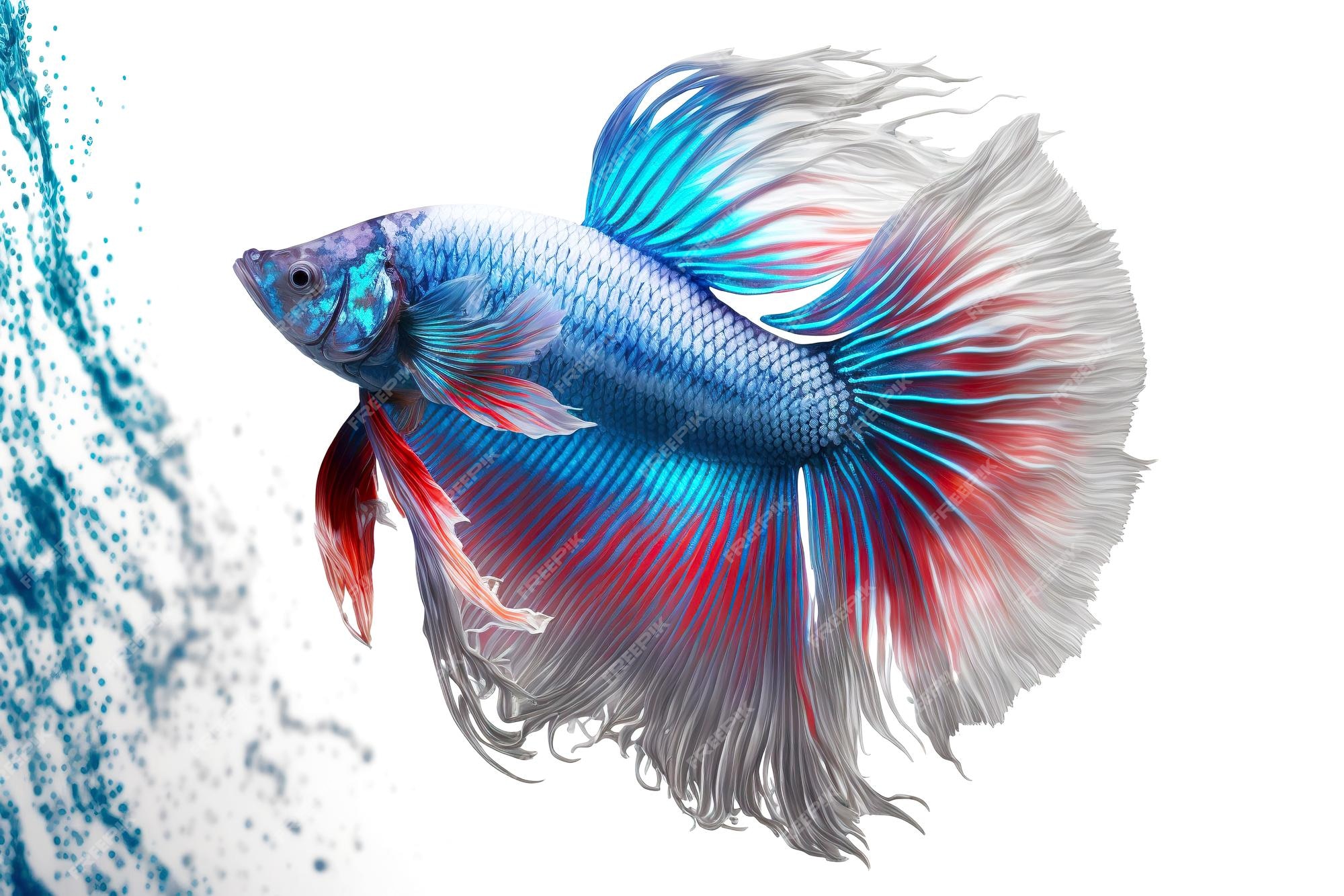 Blue Betta Fish
