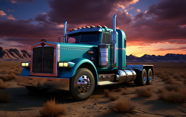 Beautiful Big truck background