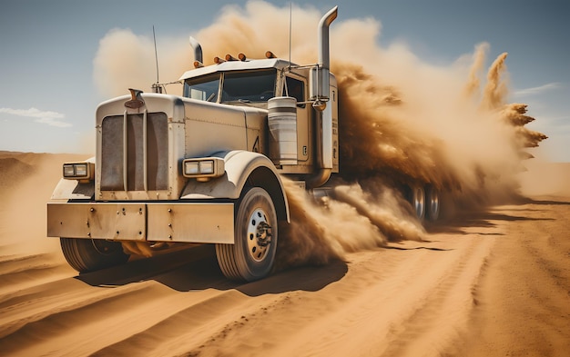 Beautiful Big truck background