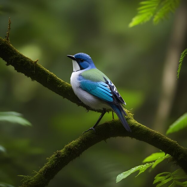 Beautiful bird in the forest