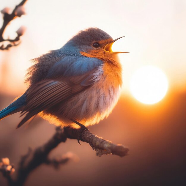 Beautiful bird in nature