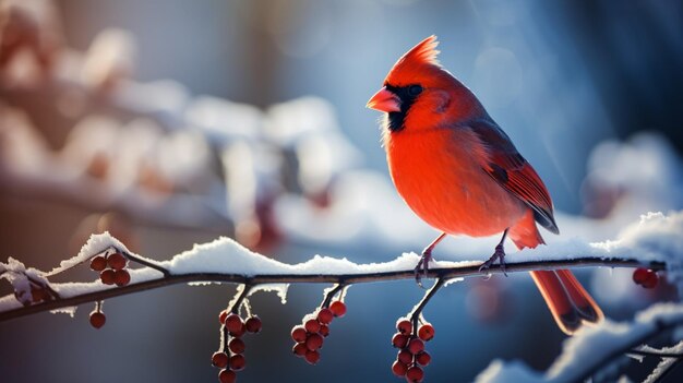 Красивые Птицы Фотографии Красный Кардинал