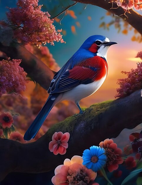 Photo the beautiful bird in this worlds