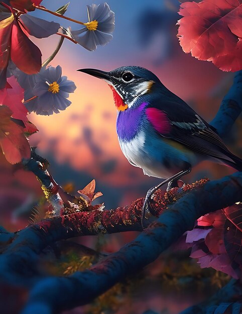 Photo the beautiful bird in this worlds