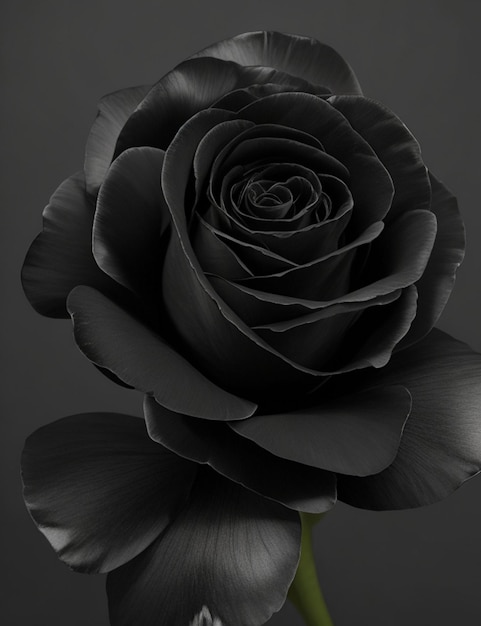 Beautiful black rose flower