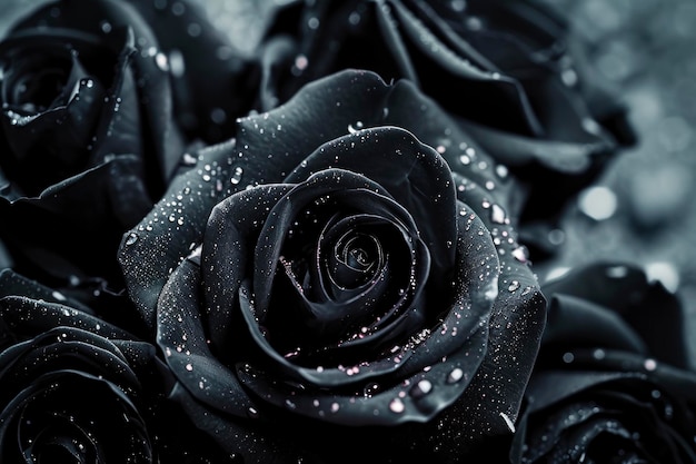 beautiful black roses