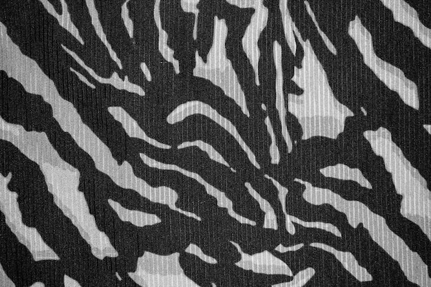 Foto bella texture di sfondo con stampa animale in bianco e nero