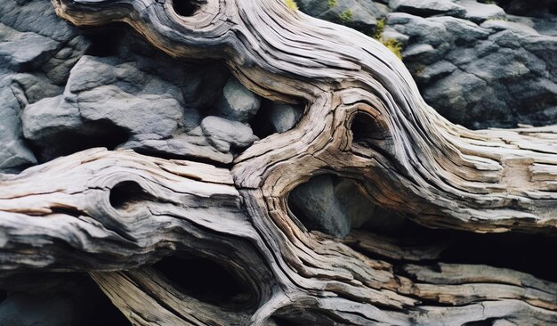 Beautiful black wood texture