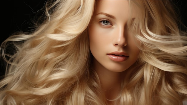 Beautiful blond hair backgorund