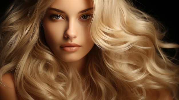 Beautiful blond hair backgorund