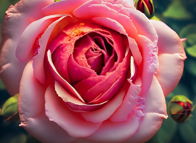 Beautiful blooming flower rose flower close up