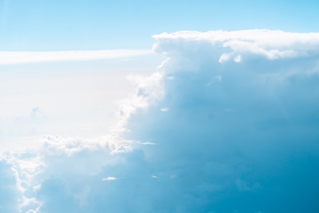 Beautiful blue clouds and sky