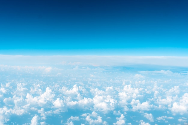 Beautiful blue clouds and sky