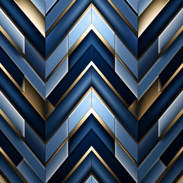 Beautiful Blue and Gold Background