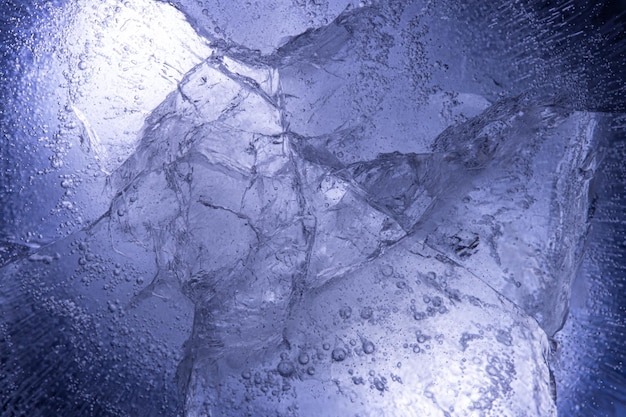 Beautiful blue ice. background for design