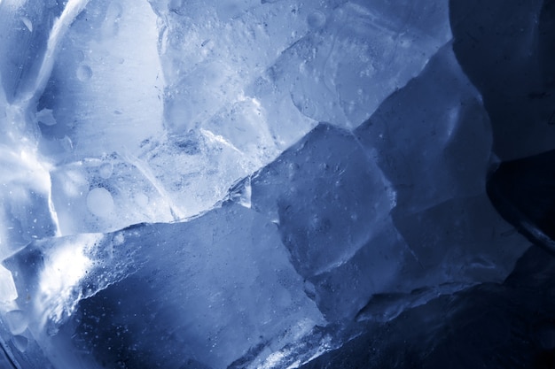 Beautiful blue ice. background for design