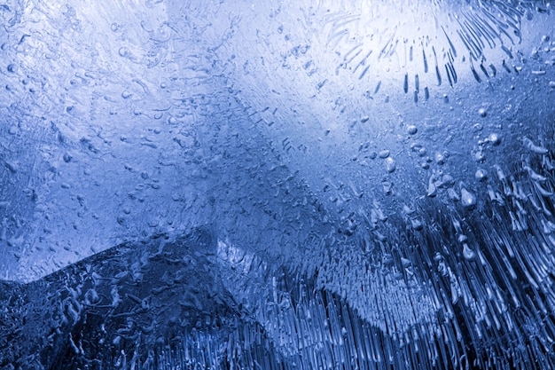 Beautiful blue ice. background for design