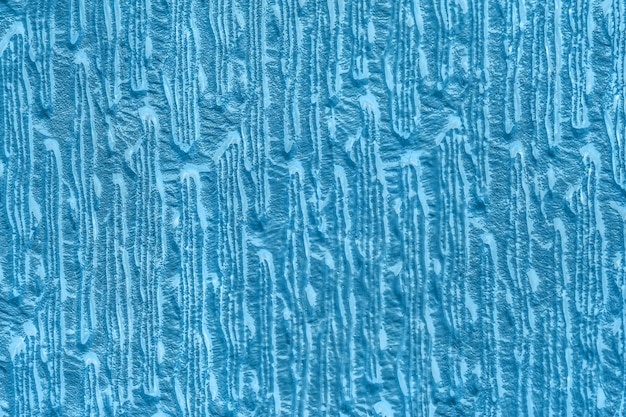배경으로 아름 다운 파란색 페인트 회 반죽된 표면