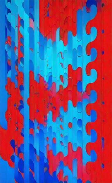 Beautiful blue and red abstract background