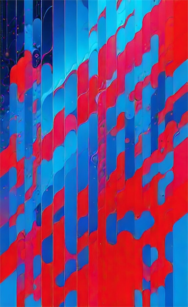 Beautiful blue and red abstract background